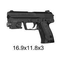 Пистолет пневматический 100002053 с лазер.,прицелом