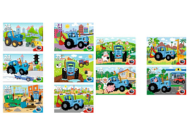 Пазл 24эл. Синий трактор П24-2981