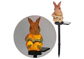 Светильник садовый на солн. бат. Заяц 725-0718