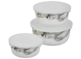 Набор салатников 3пр 484510 Daniks Флюид с/кр