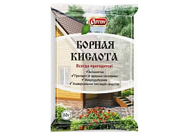 Удобрение Борная кислота для ягод,цветов,фруктов Ортон 10г 1917