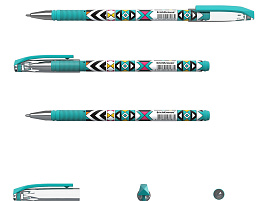 Ручка Erich Krause 50820 ColorTouch® Ornament, цвет чернил синий