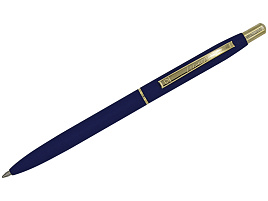 Ручка Luxor 1117 "Sterling" синяя, 1,0мм, корпус синий/золото, кнопочный механизм