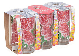 Набор стаканов 146-Д Пионы 6шт.