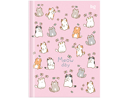 Блокнот 80л. BG ББ6т80_лг 62658 "Meow day", А6, глянцевая ламинация