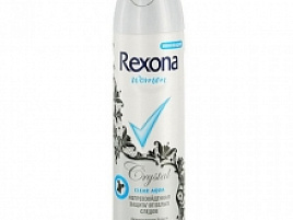 Дезодорант Rexona 150мл Крист.Чист.защита б.запаха аэр.8223