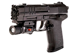 Пистолет пневматический 1B00125 с  фонариком