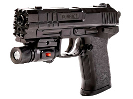 Пистолет пневматический 1B00125 с  фонариком