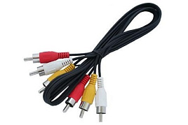 Кабель СИГНАЛ (3774)3RCA-3RCA 1М