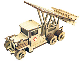 Конструктор деревянный ЛТ-1 Грузовик Катюша