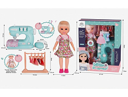 Игровой набор YM23-1H Кукла с аксесс. свет. звук. 27*12*34