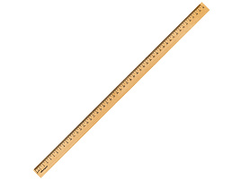 Линейка 50см. деревянная OfficeSpace