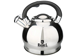 Чайник нержавейка 2,5л М-7183 Rashel со свистком