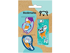 Закладки магнит. д/книг MESHU MS_39347 "Space adventure", 3шт., 75*115мм