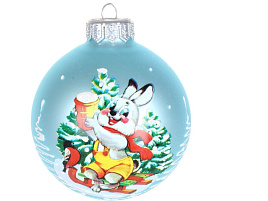 Шар 80 Зайчик с мороженым КР-80-214161