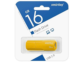 Флеш-драйв Smart Buy 16Gb SB16GBCLU-Y CLUE Yellow желтый 3073