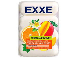 Мыло EXXE 1+1 4*70г Тропический букет