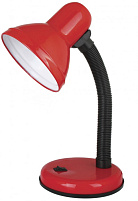Лампа настольная офисная Ultraflash UF-301 С04 красный 6220