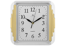 Часы настенные Atlantis 26*27 TLD-6099 серебро