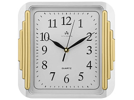 Часы настенные Atlantis 26*27 TLD-6099 серебро