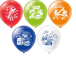 Шар надувной 12" рис. Праздник.Выпускной.До свидания Детский сад 47183 (25шт)