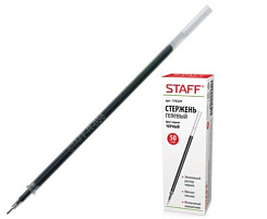 Стержень гел. STAFF 170229 черный 135мм, игольчатый, 0,5мм