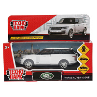 Машина металлическая VOGUE-WT RANGE ROVER VOGUE 12 см, двер, багаж, инерц, белый