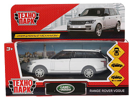 Машина металлическая VOGUE-WT RANGE ROVER VOGUE 12 см, двер, багаж, инерц, белый