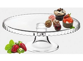 Блюдо стекло 98259/0883 Patisserie на ножке б/уп