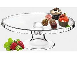 Блюдо стекло 98259/0883 Patisserie на ножке б/уп