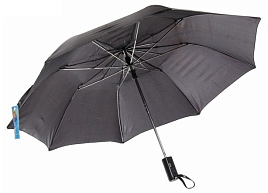 Зонт мужской полуавтомат 498-001 Питер черный