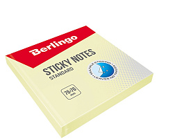 Блок самоклеящийся 76*76 Berlingo HN7676SGe "Стандарт",100л, желтый