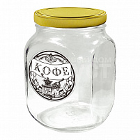 Банка для сыпучих стекло 650мл Кофе 626-206/3745