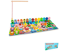 Логическая игрушка GYW-01/FG230719033C Деревянный Развивающий центр