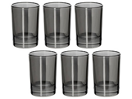 Набор стопок 1022/06/5518 Сияющий графит 6шт 60мл