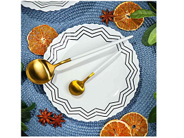 Тарелка мелкая 19см 448706 Вэнсдей