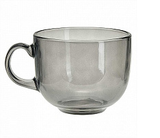 Кружка стекло 480мл 2027-Н7 Графит