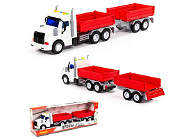 Инерционная Машина 92557 Профи Автомобиль бортовой+прицеп