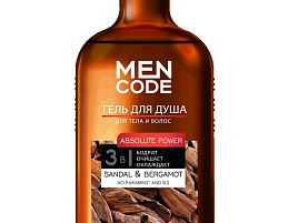 Гель для душа мужской MEN Code 300мл.Absolute Power