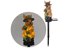 Светильник садовый на солн. бат. Белочка 725-0720