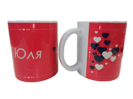 Кружка сублимация имена жен. Юля