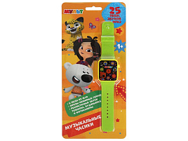 Часы детские музыкальные 2006Z256-R5 Мульт 25 песен,звуков и фраз