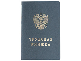 Бланк документа Трудовая книжка в твердой обложке, 88*125мм