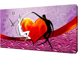 Часы настенные Сюжет 33*70 С-421 на холсте