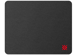 Коврик для мыши Defender 50016 Black One 200x250x2 мм, ткань+резина