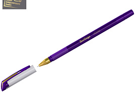 Ручка Berlingo 07504 "xGold" фиолетовая, 0,7мм, игольчатый стержень, грип