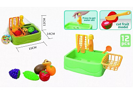 Игровой набор A21-3 Раковина с водой и фруктами