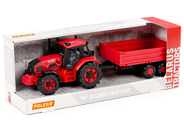 Трактор 91345 Беларус с бортовым прицепом