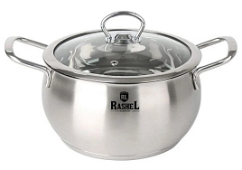 Кастрюля нержавейка 1,5л R-15s с/кр Rashel