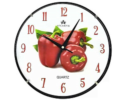 Часы настеннЧасы настенные Atlantis 24*24 664B